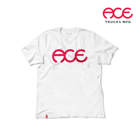 ACE TRUCS ACE RINGS SS TEE WHITE