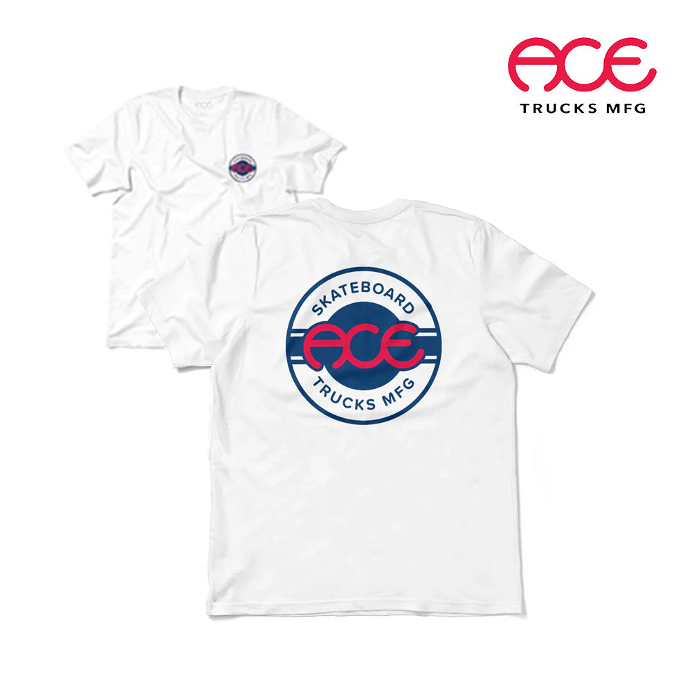 ACE TRUCKS ACE SEAL SS TEE WHITE