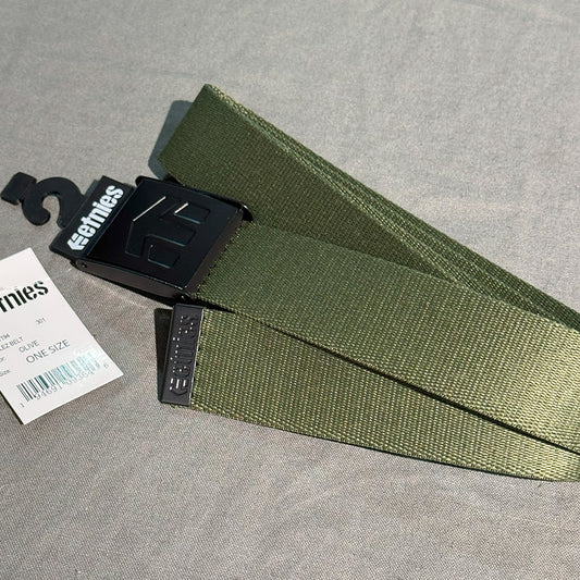 ETNIES STLEZ BELT OLIVE ベルト