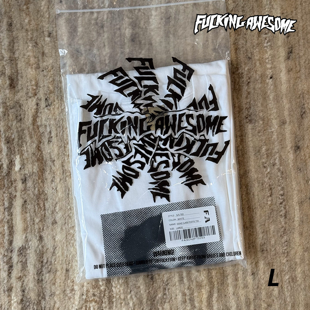 FUCKING AWESOME Gonz Class Photo Tee White