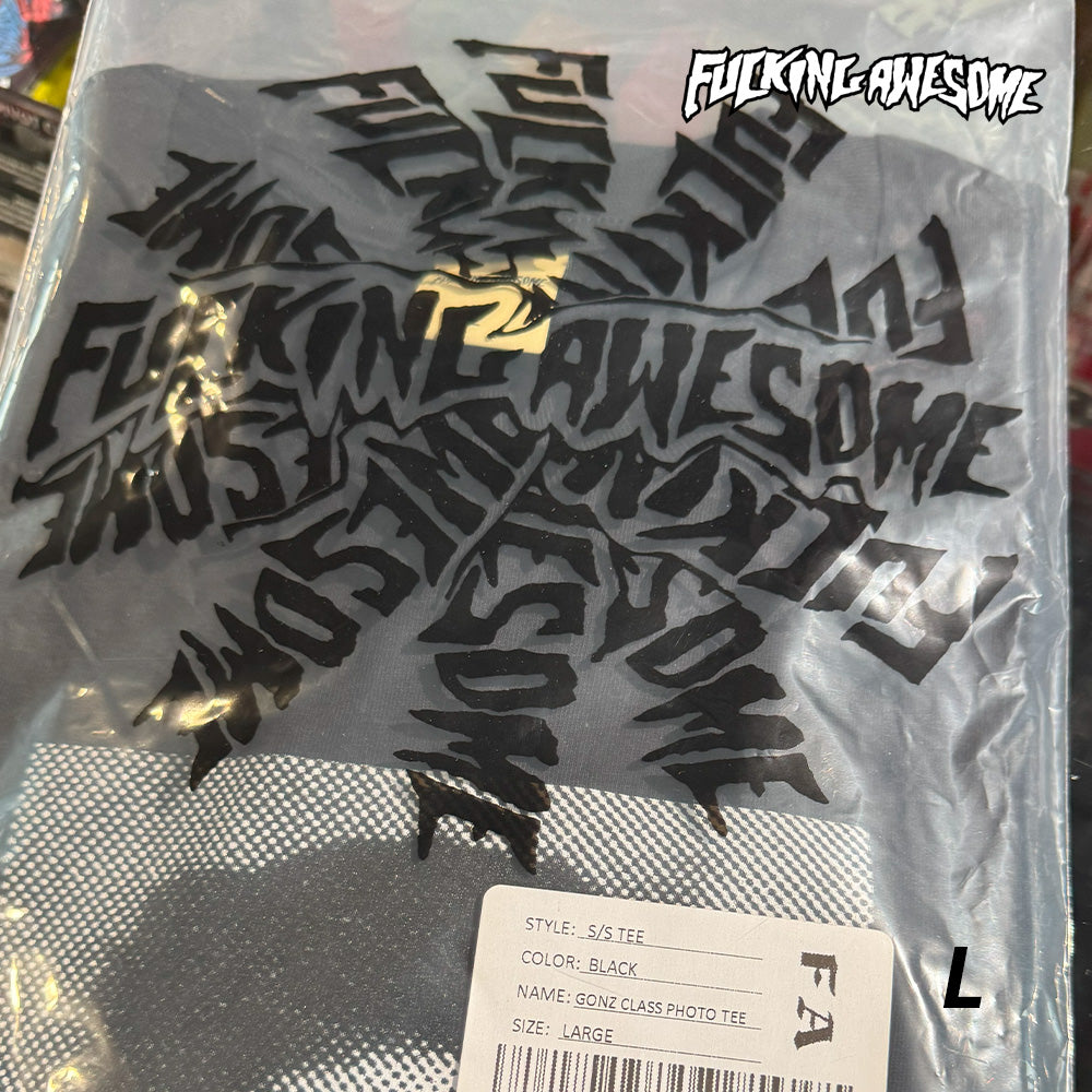 FUCKING AWESOME Gonz Class Photo Tee Black
