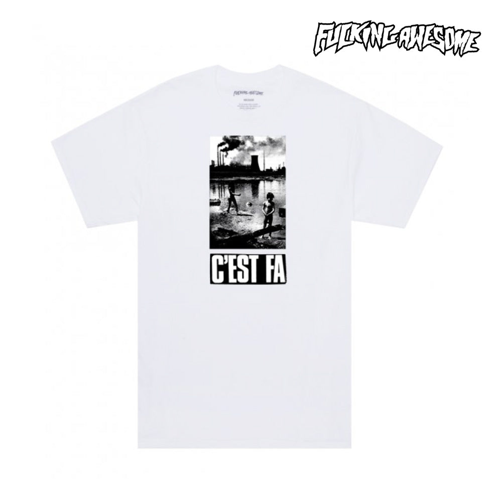 FUCKING AWESOME C'est FA Short Sleeve Tee Black / White