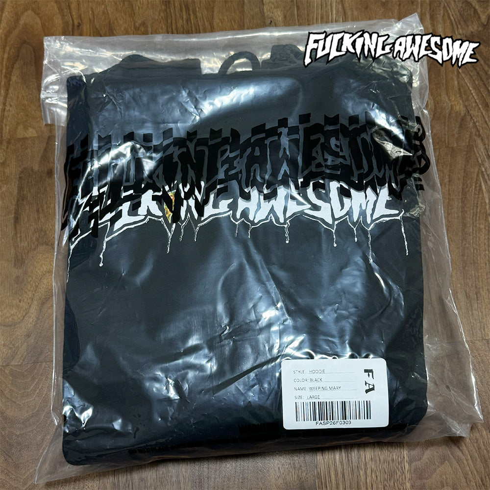 FUCKING AWESOME Weeping Mary Hoodie Black サイズL