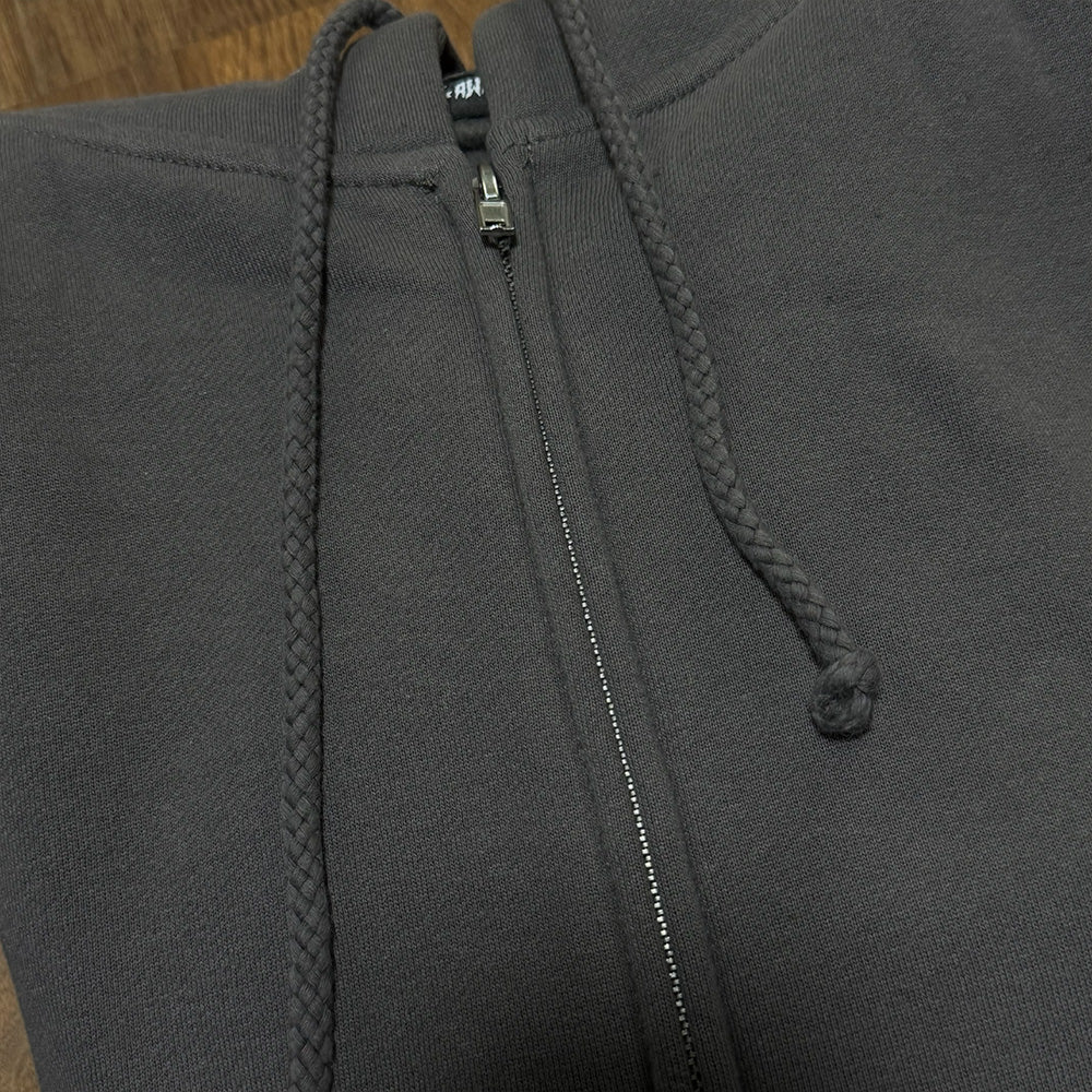 FUCKING AWESOME Sad Madness Zip Up Hoodie Charcoal サイズL