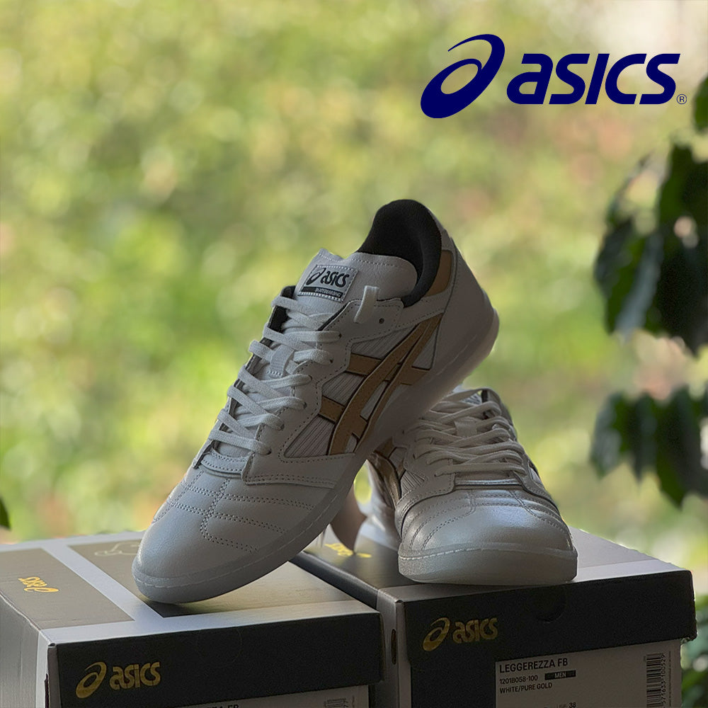 ASICS LEGGEREZZA FB - WHITE / PURE GOLD 【Gino Iannucci Color】