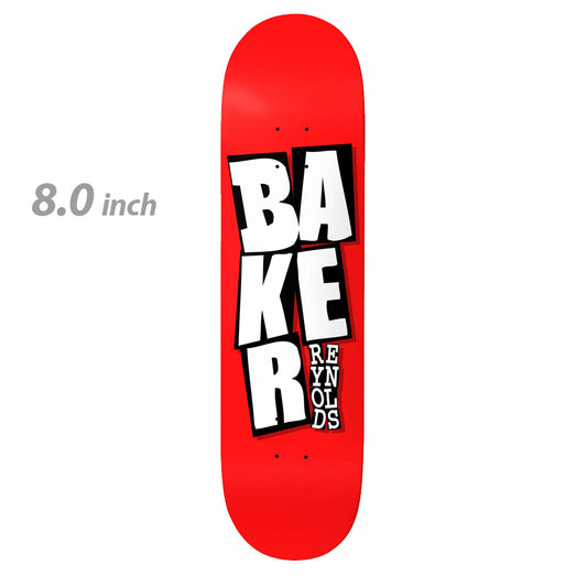 BAKER Andrew Reynolds Pro Stacked B2 8.0 × 32 Squarede NOSE & TAIL