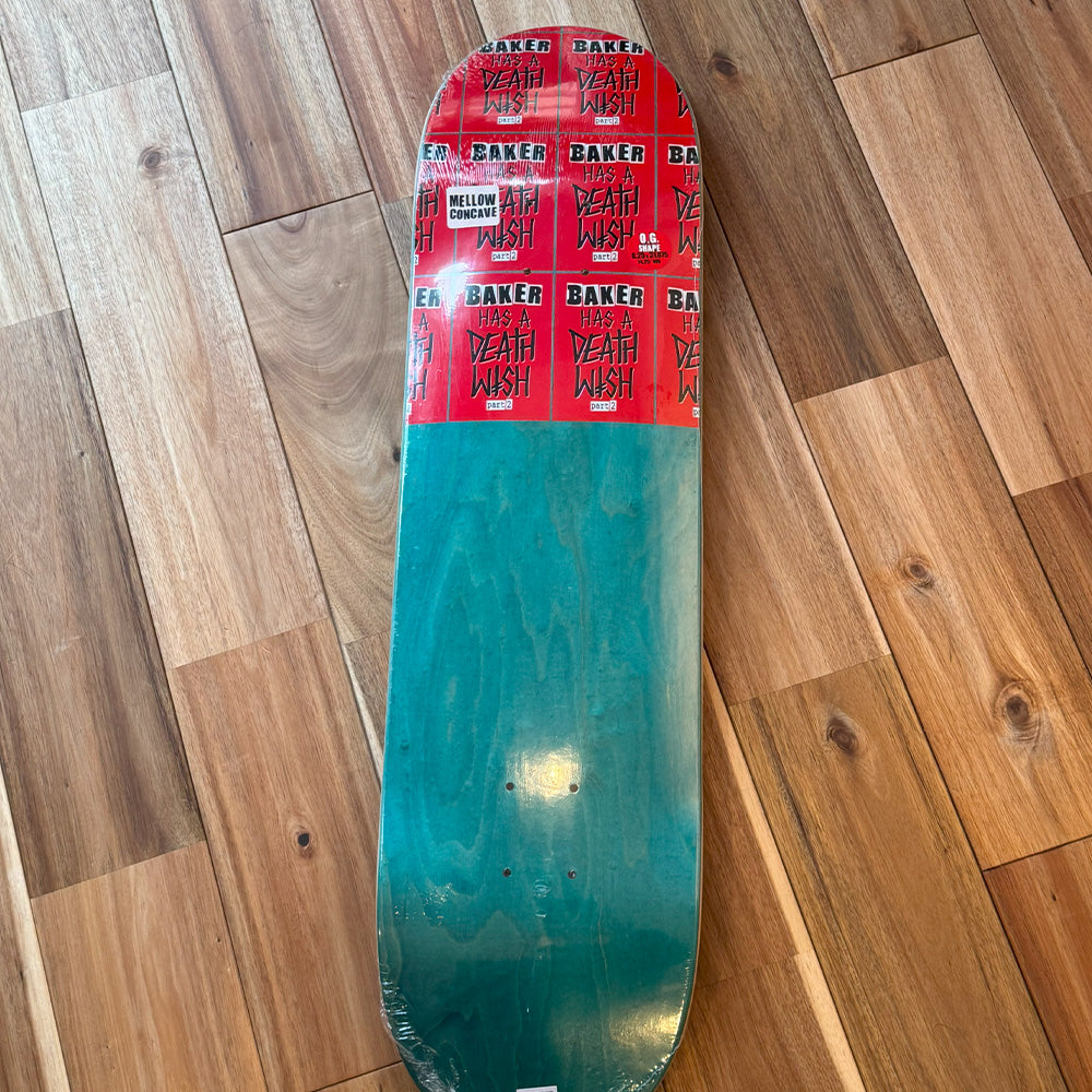 BAKER ベイカー has a deathwish part-2 deck 8.25