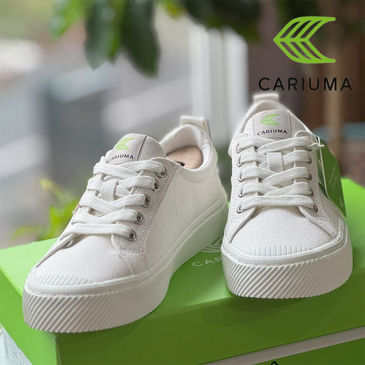 CARIUMA OCA Low Suede  Vintage White
