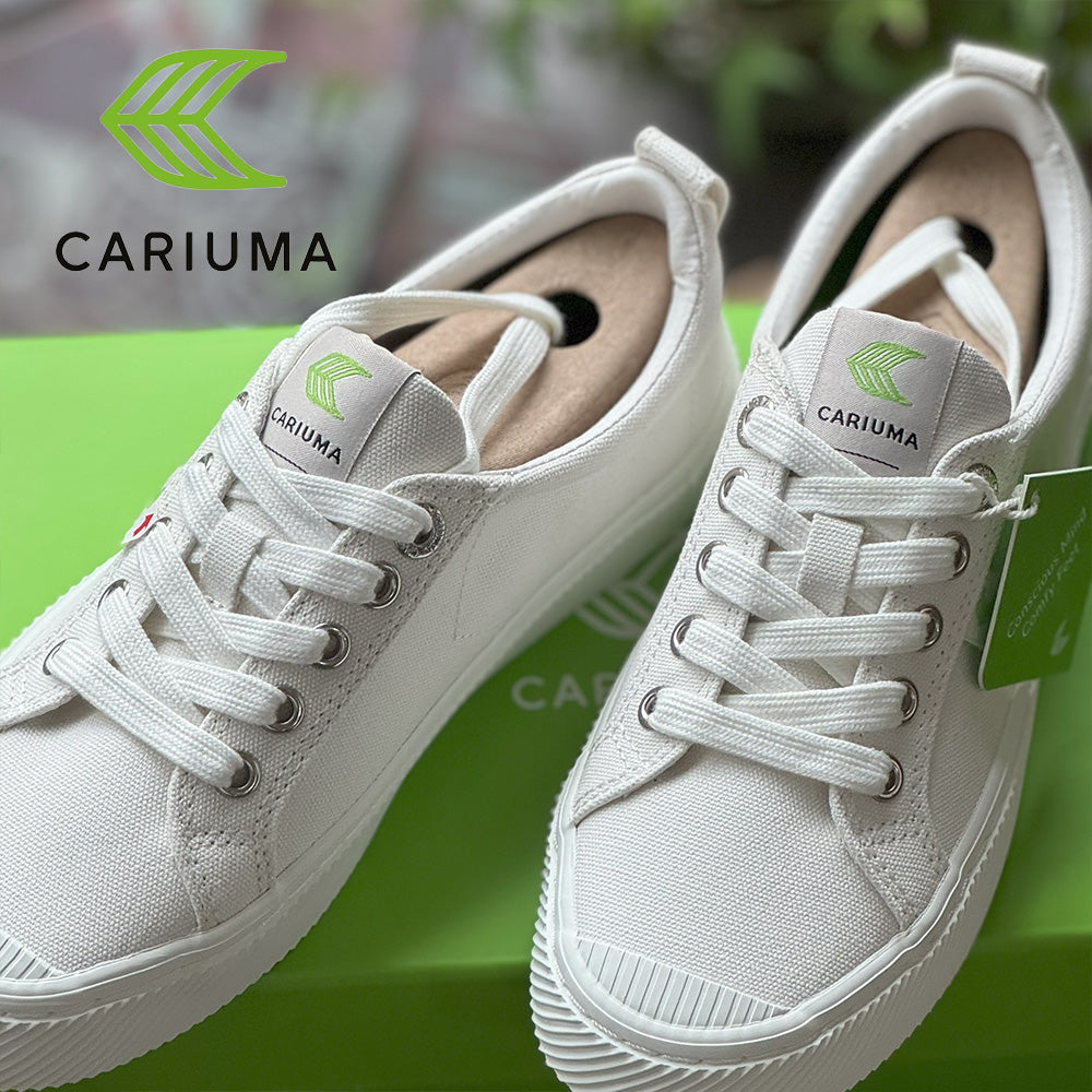 CARIUMA OCA Low Suede Vintage White