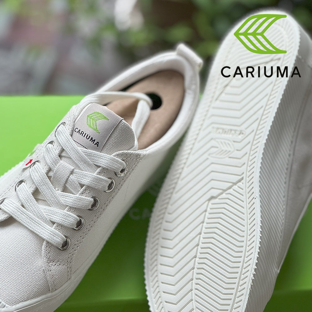 CARIUMA OCA Low Suede Vintage White