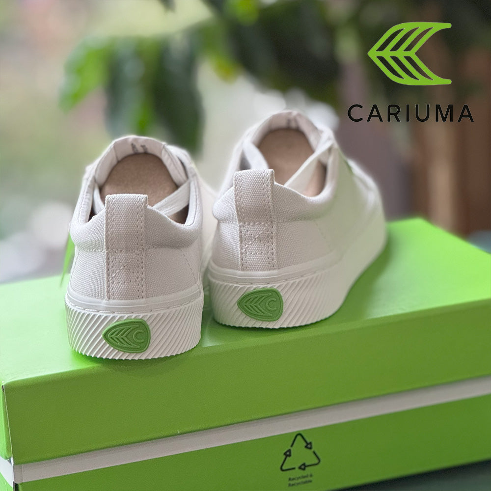 CARIUMA OCA Low Suede Vintage White