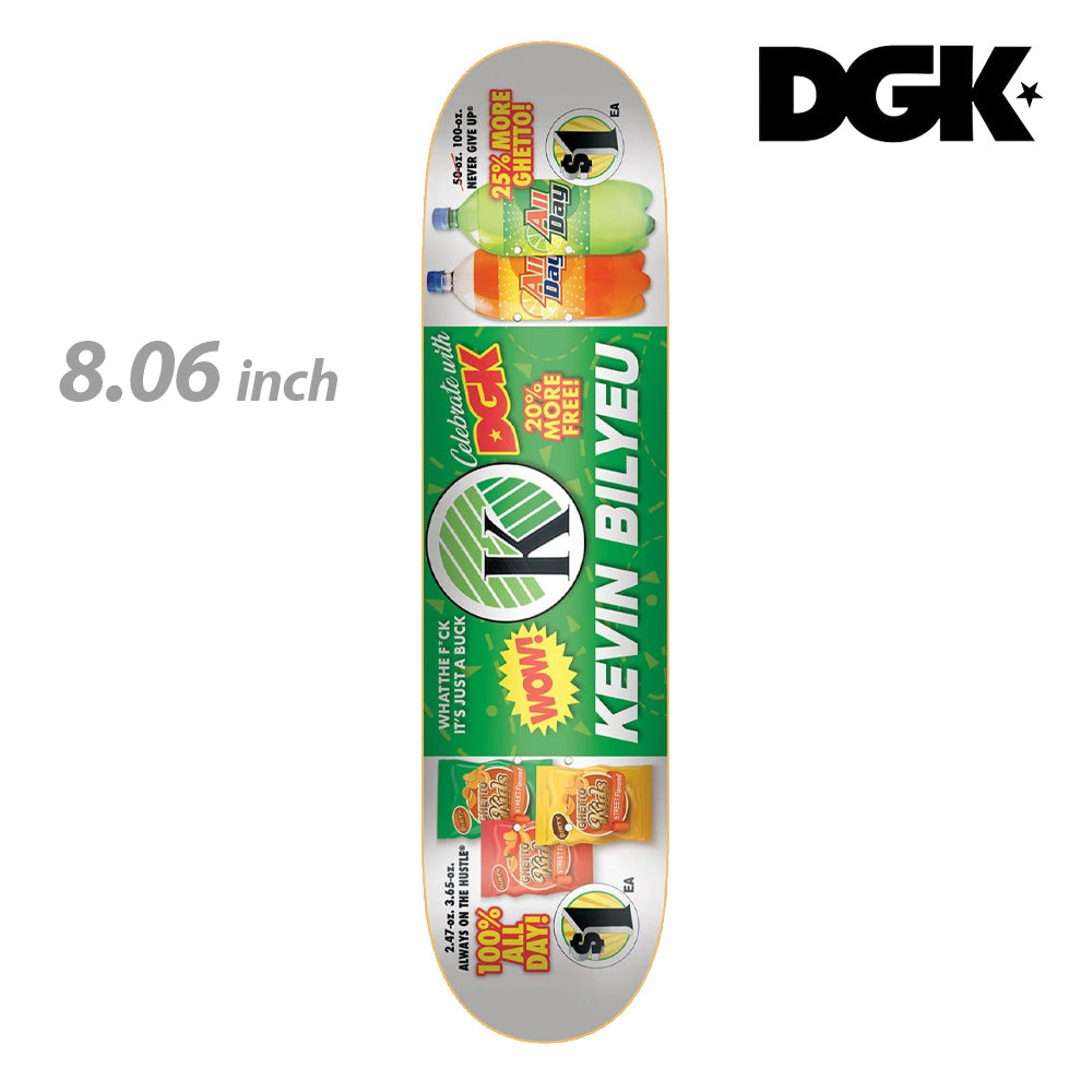 DGK PRO DECKS JUST A BUCK Bilyeu 8.06