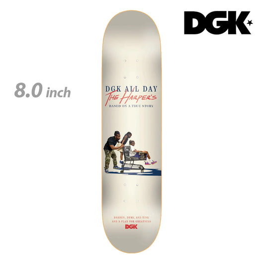 DGK PRO DECKS Greatness The Harpers 8.0