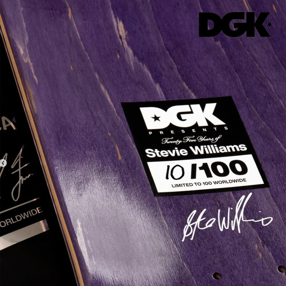 DGK Stevie Williams’ 25th year of pro skateboarding 8.25