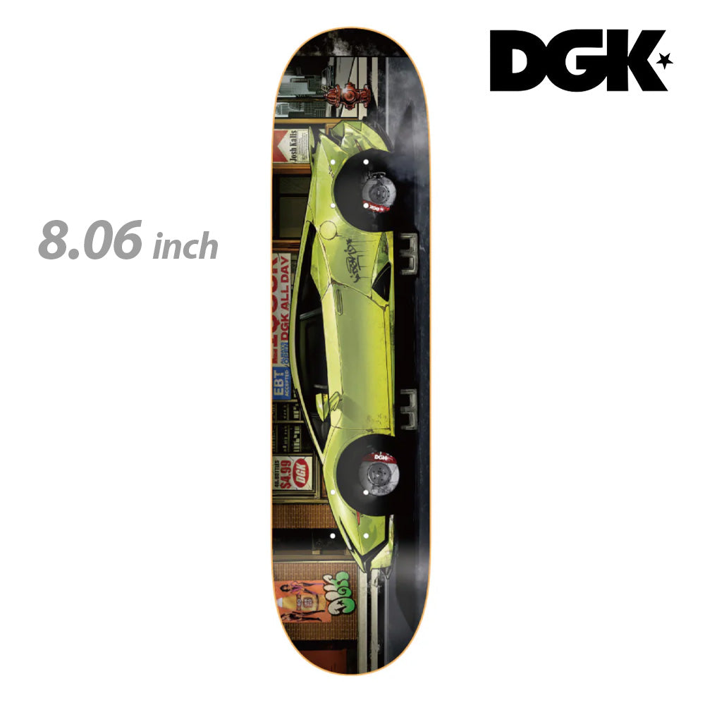DGK PRO DECKS BRICKED JOSH KALIS 8.06