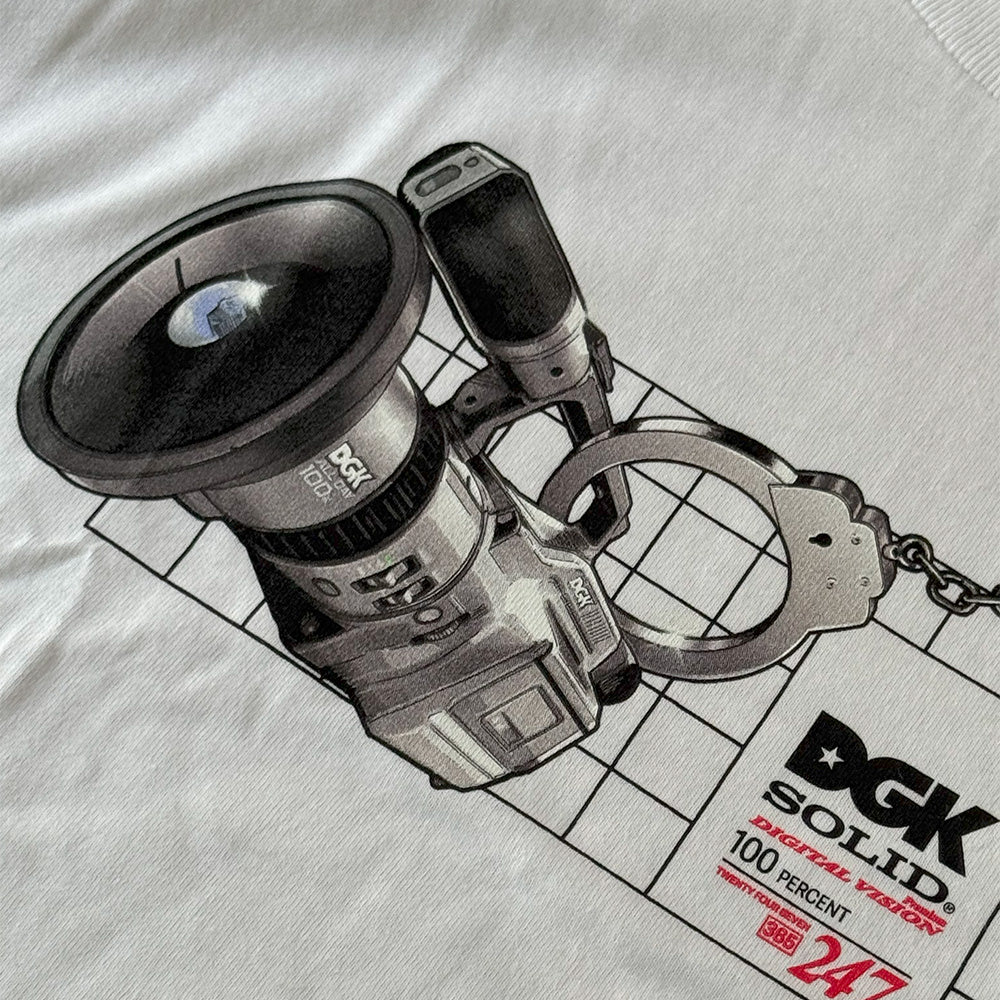 DGK TEE PREMIUM VISION SS TEE BLACK / WHITE / SAND