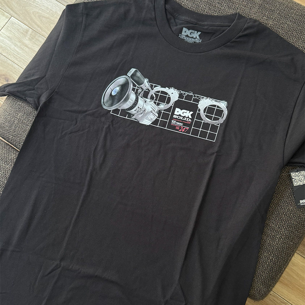 DGK TEE PREMIUM VISION SS TEE BLACK / WHITE / SAND
