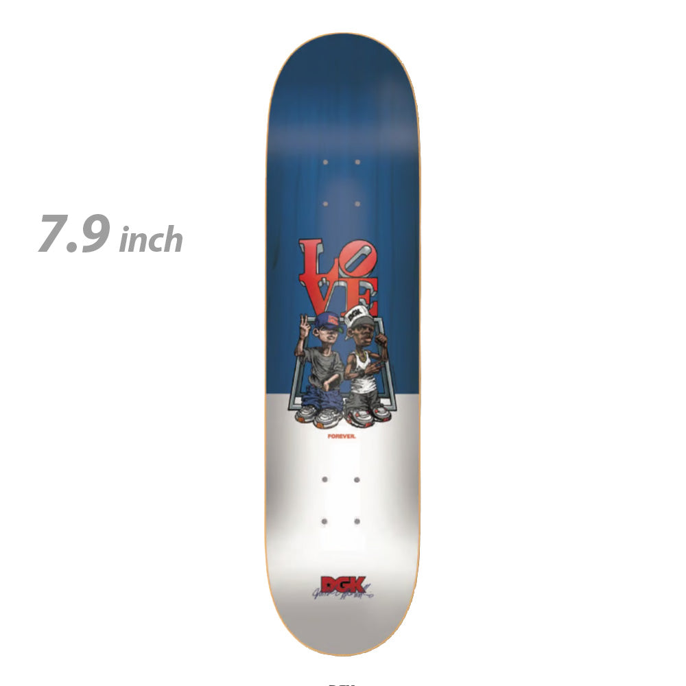 DGK LOVE FOREVER BROTHERHOOD MODEL 7.9
