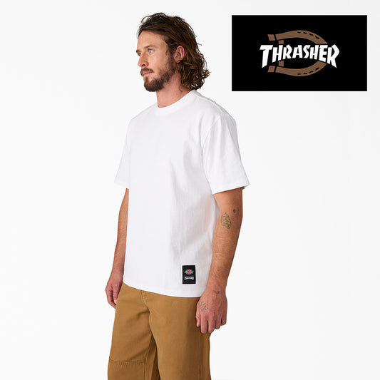 DICKIES THRASHER TEE WHITE ディッキーズ×スラッシャー Tシャツ