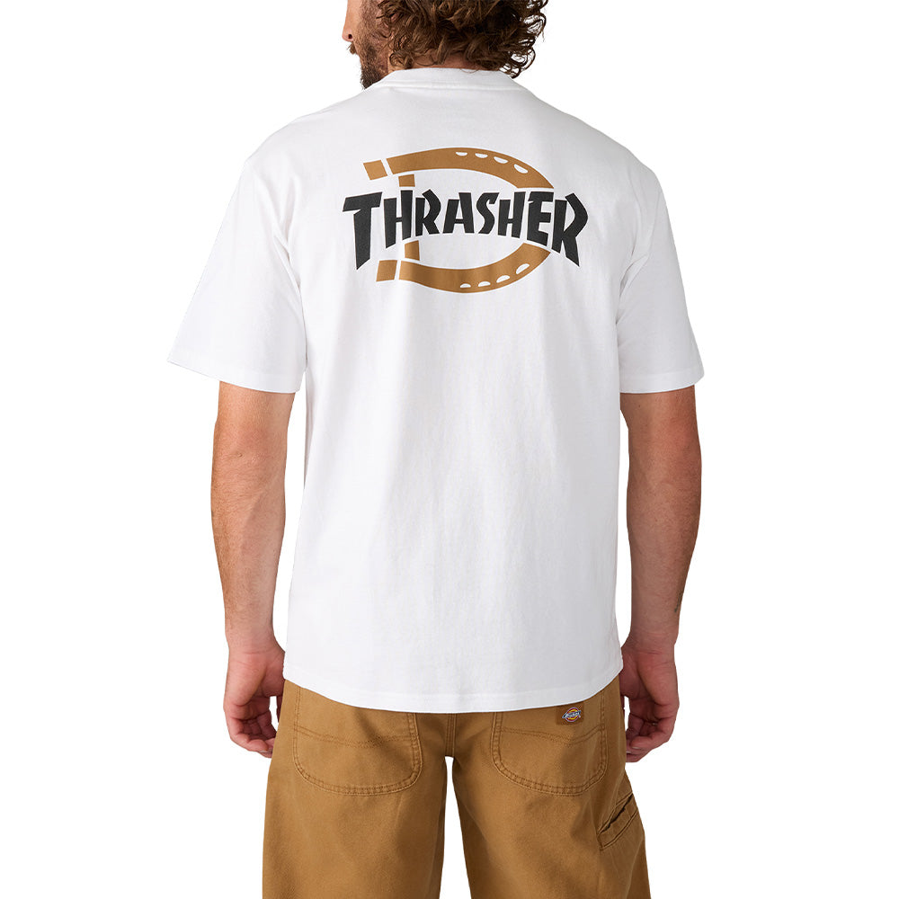 DICKIES THRASHER TEE WHITE ディッキーズ×スラッシャー Tシャツ