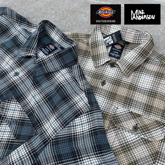 DICKIES × MIKE ANDERSON CHECK WORK SHIRT