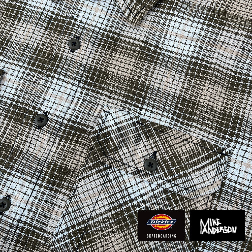 DICKIES × MIKE ANDERSON CHECK WORK SHIRT