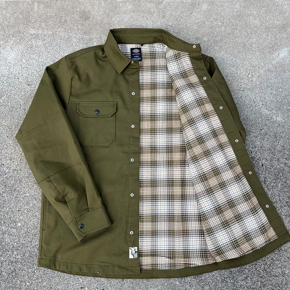 DICKIES SKATEBOARDING × MIKE ANDERSON LINED SHACKET
