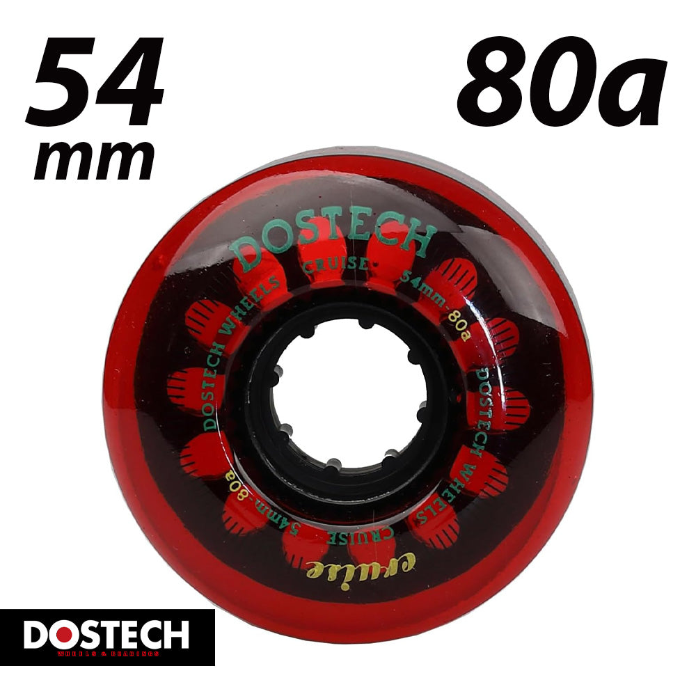 DOSTECH CRUISE 54mm 80A Clear Red
