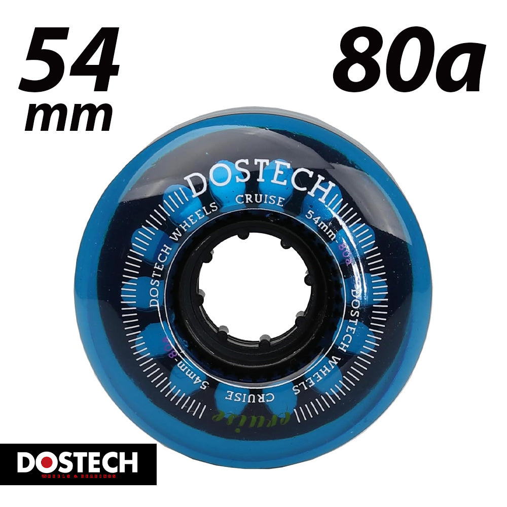 DOSTECH CRUISE 54mm 80A Clear Blue