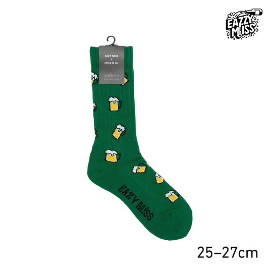 EAZY MISS Beer socks Green