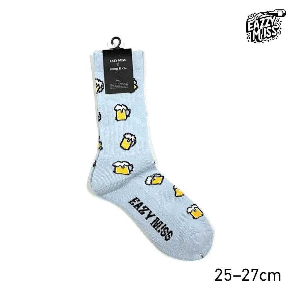 EAZY MISS Beer socks Aqua
