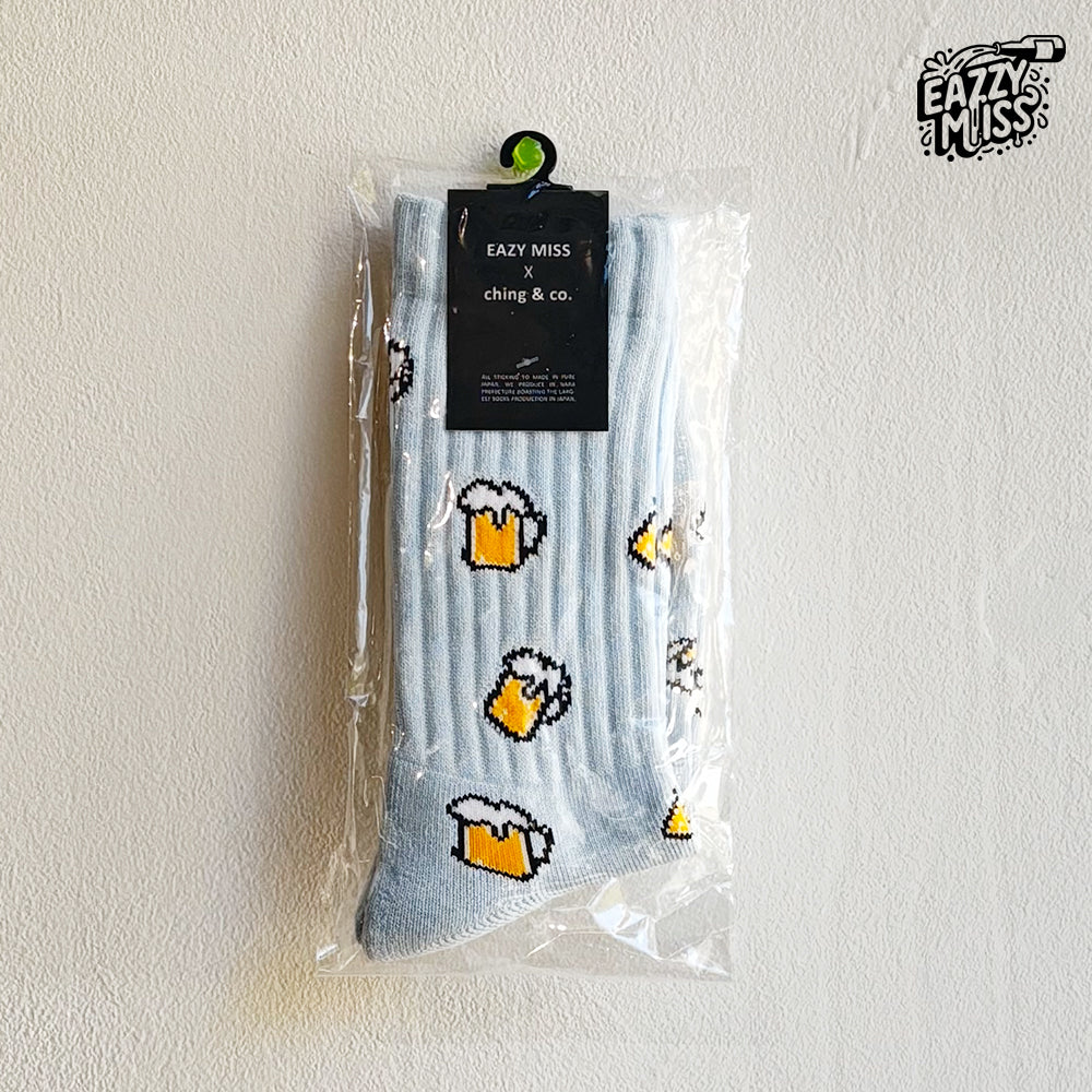 EAZY MISS Beer socks Aqua