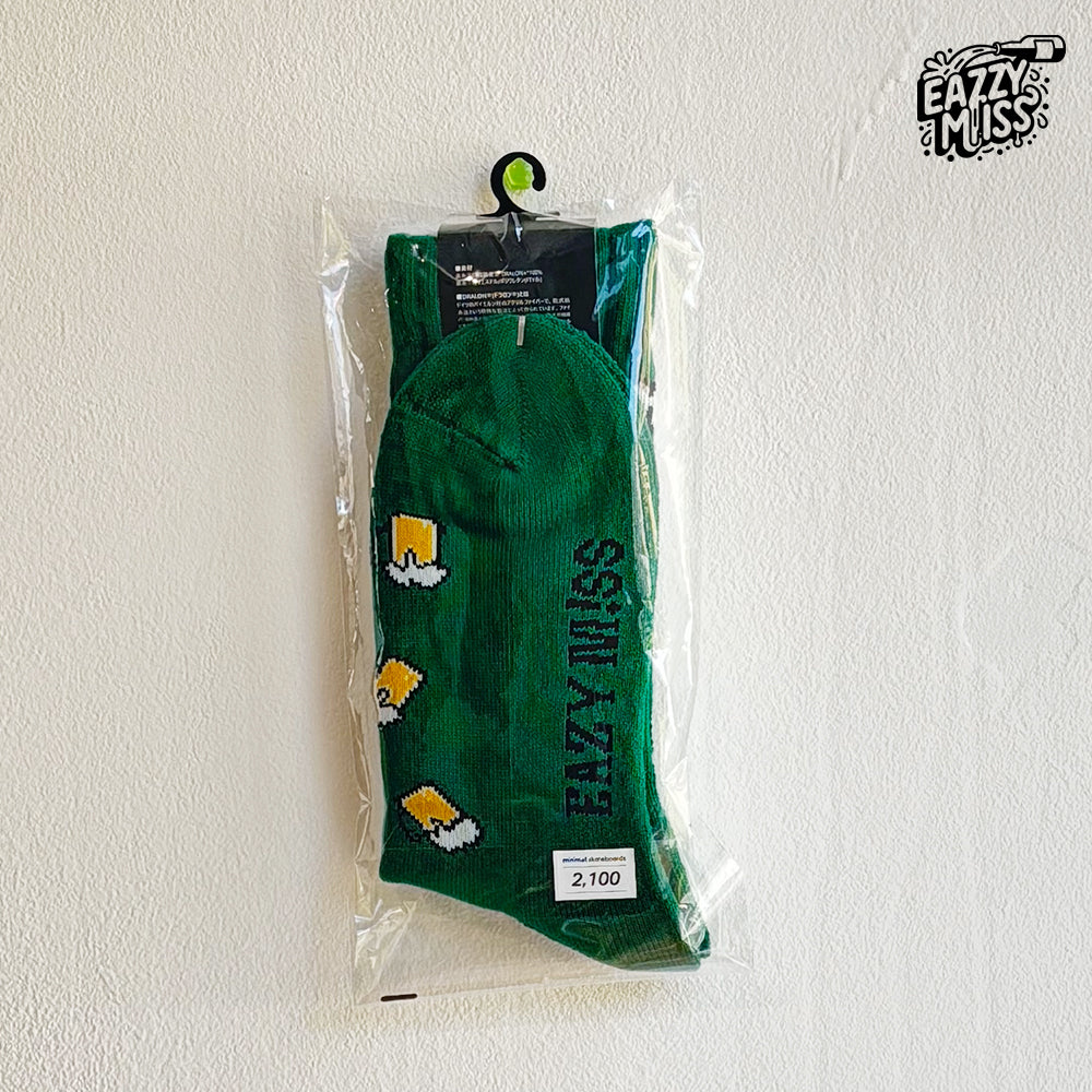 EAZY MISS Beer socks Green