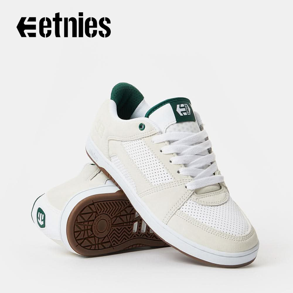 ETNIES MC RAP LO WHITE GREEN