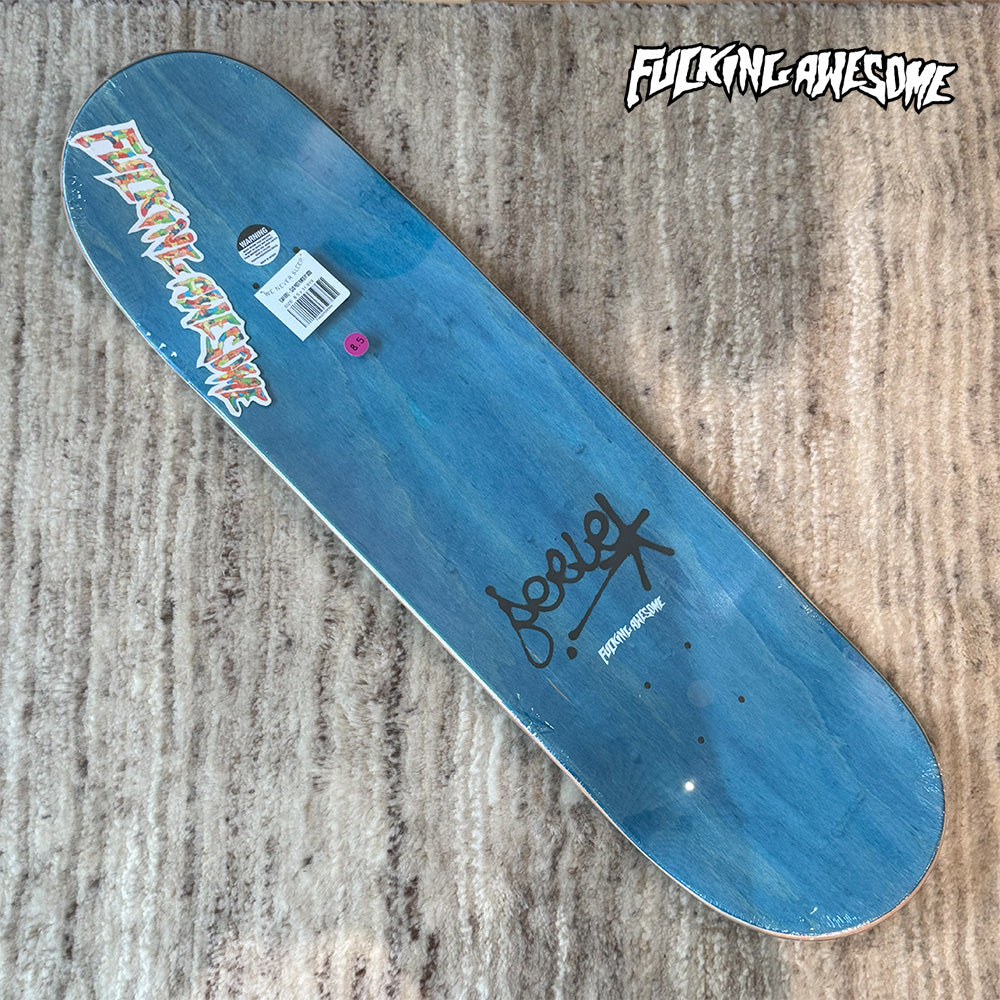 FUCKING AWESOME 16 Elijah Berle - Class Photo Painted By Sickid Shape 2 Green × Blue 8.5inch