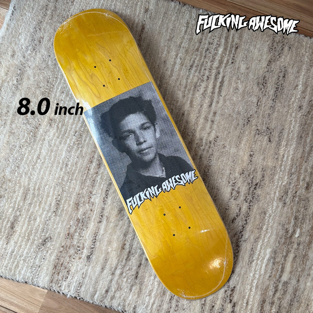 FUCKING AWESOME Gonz Class Photo Skateboards deck 8.0 Yellow Green