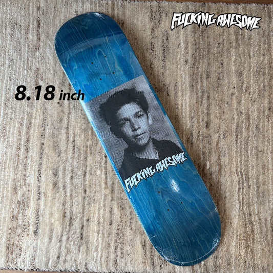 FUCKING AWESOME Gonz Class Photo Skateboards deck 8.18 Blue Yellow