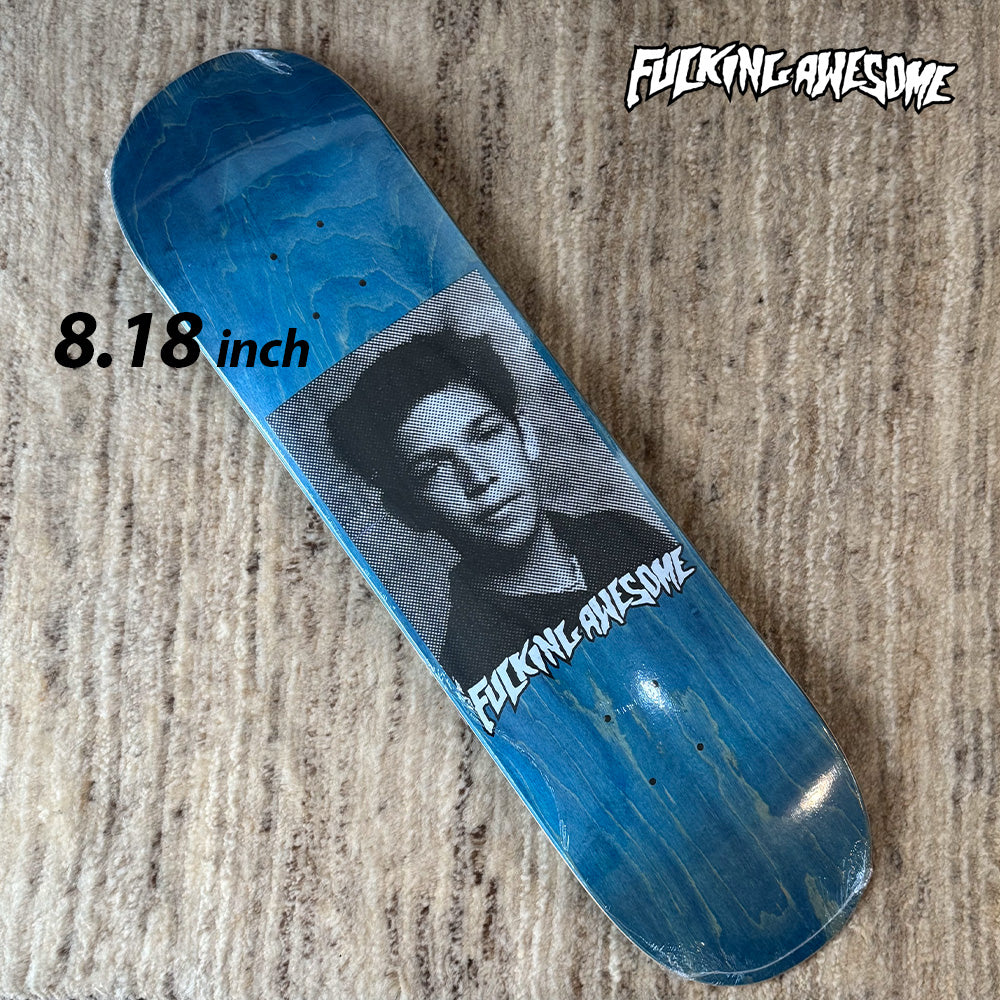 FUCKING AWESOME Gonz Class Photo Skateboards deck 8.18 Blue Blue Green