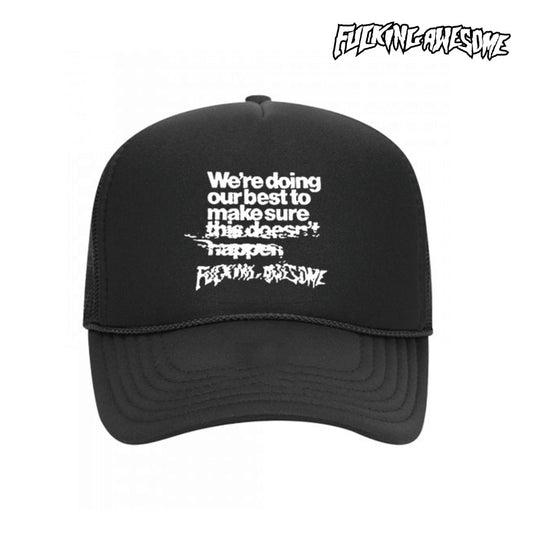 FUCKING AWESOME Inconvenience Store Trucker Hat Black