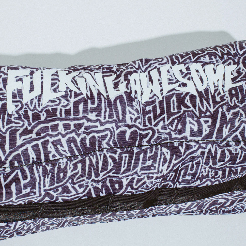 FUCKING AWESOME Burnt Stamp Logo Helinox Chair One All Over キャンプチェア