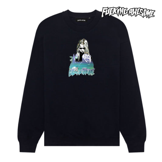 FUCKING AWESOME Fille Du Mal Crewneck Black