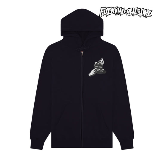 FUCKING AWESOME House on Fire 2 Zip Up Hoodie Black