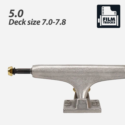 FILM TRUCKS RAW 5.0 Deck size 7-7.8