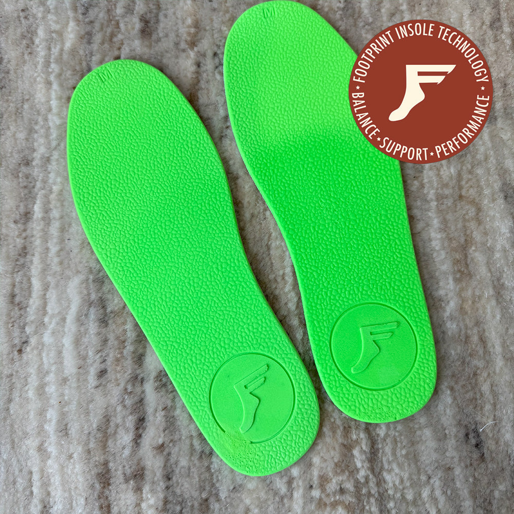 FP INSOLES FLAT 3mm CUTTING TYPE GREEN CAMO サイズM (23cm~28.5cm)