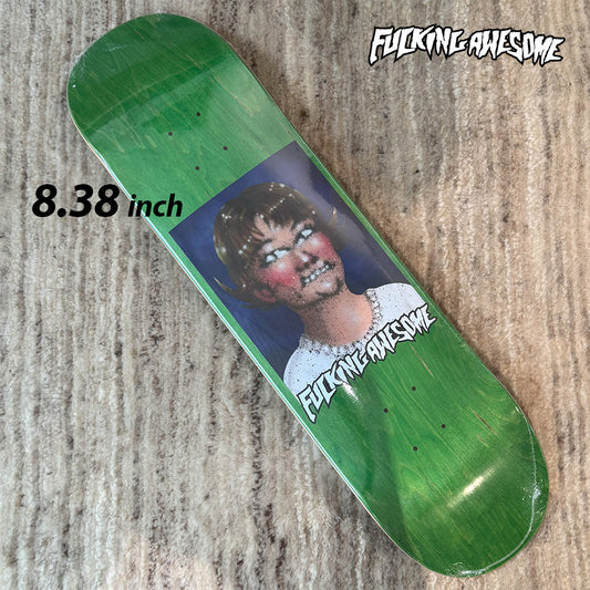 FUCKING AWESOME 10 Jake Anderson - Class Portrait Painted By Sickid Shape 1 Green × Yellow 8.38inch