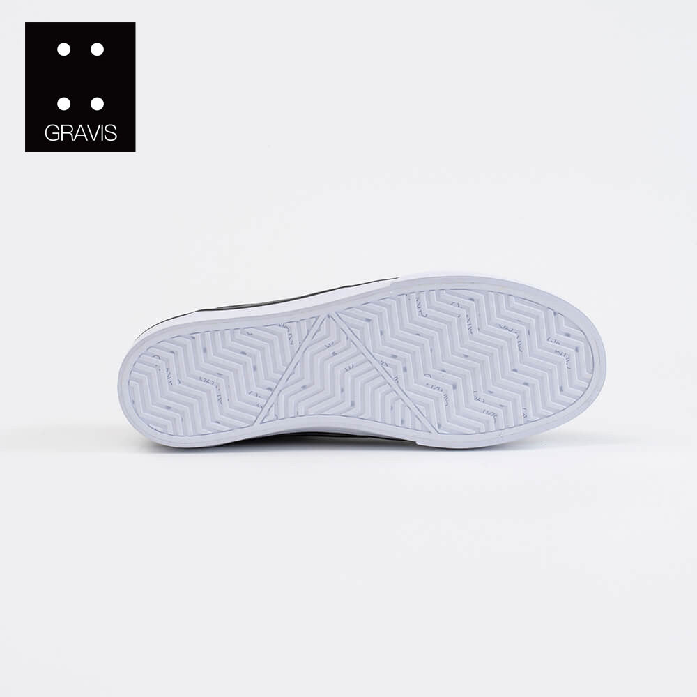 GRAVIS FILTER LEATHER BLACK WHITE