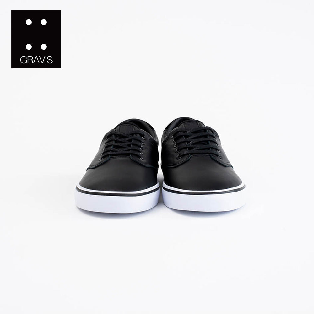 GRAVIS FILTER LEATHER BLACK WHITE