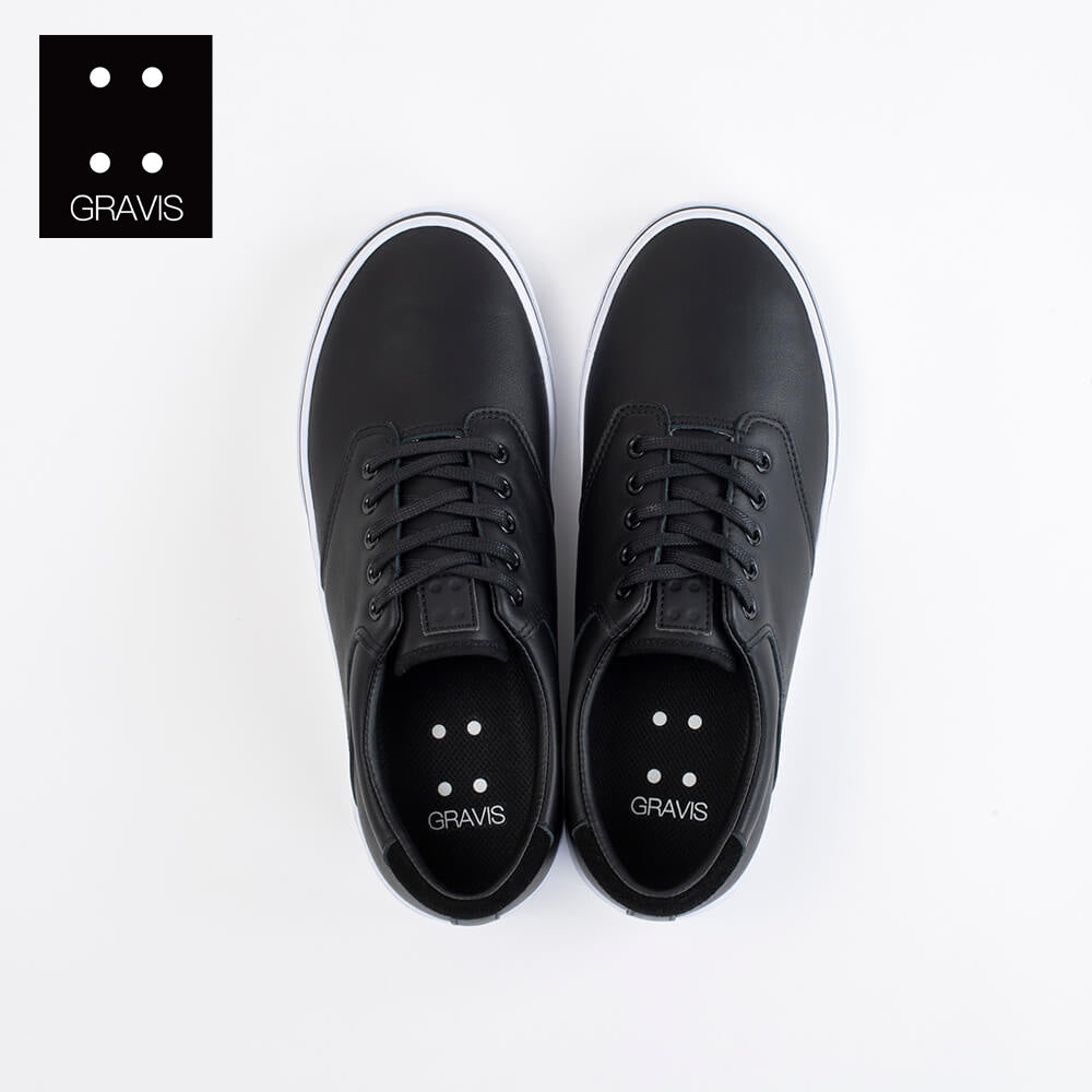 GRAVIS FILTER LEATHER BLACK WHITE
