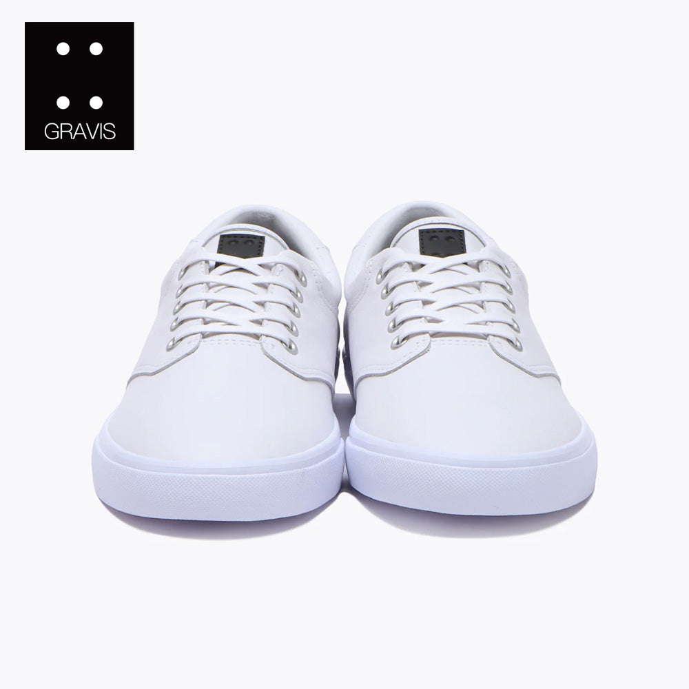 GRAVIS FILTER LEATHER WHITE WHITE