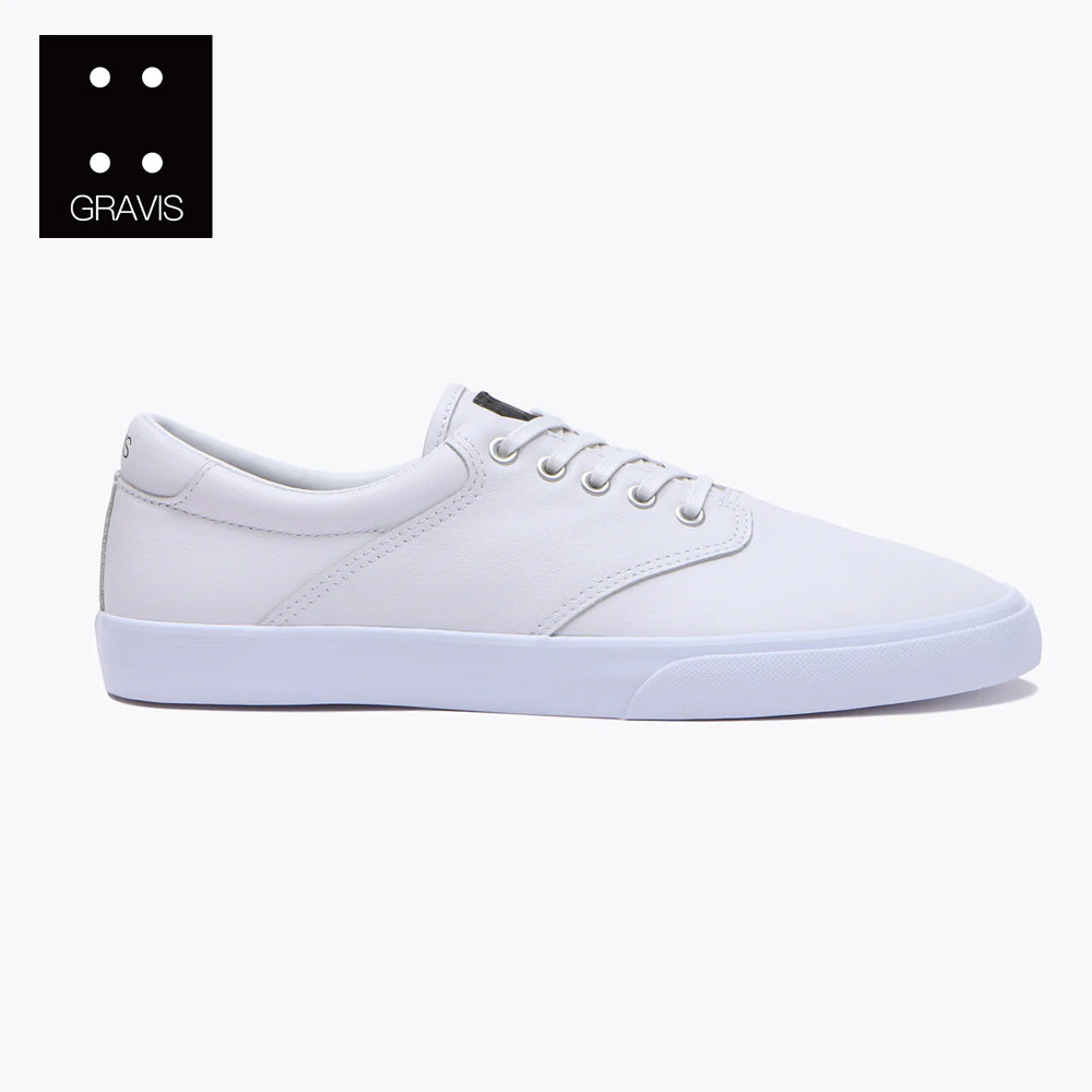 GRAVIS FILTER LEATHER WHITE WHITE